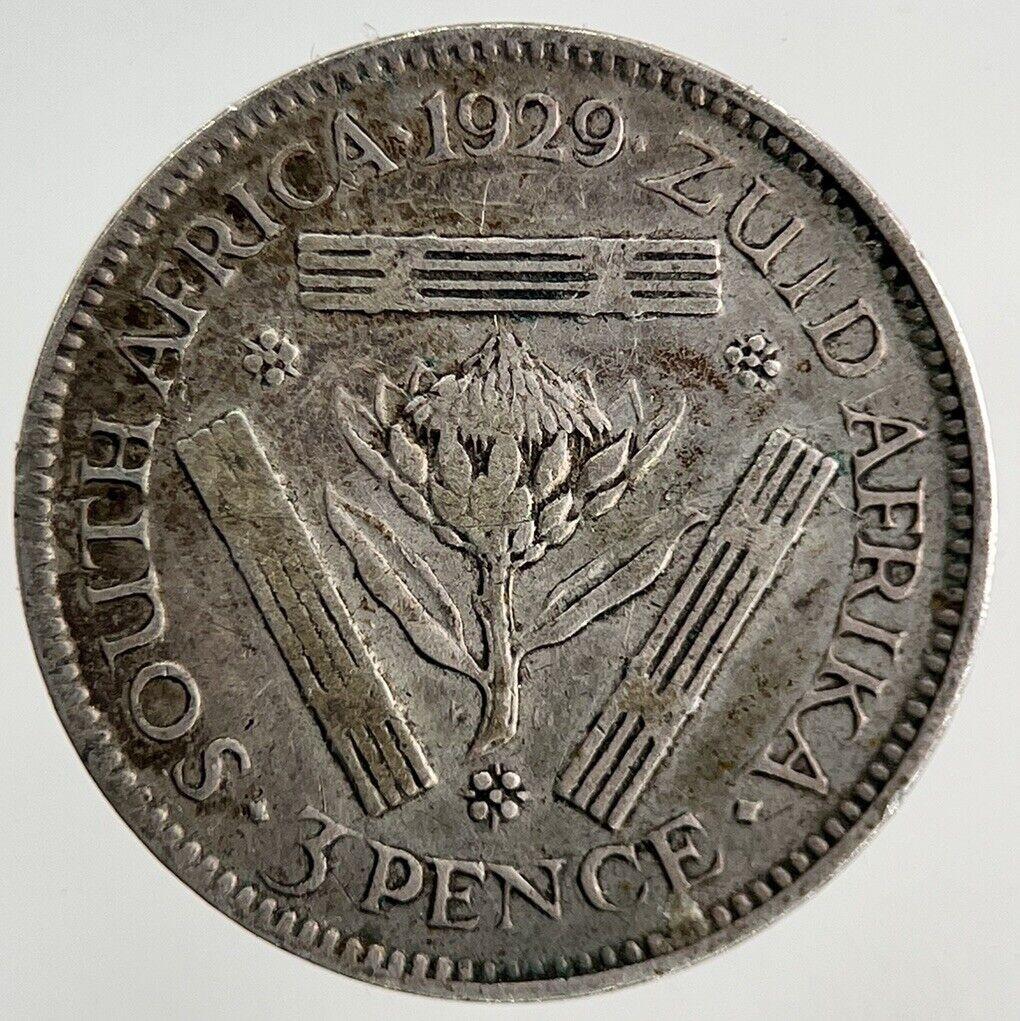 1929 South Africa Threepence Silver Coin | Collectable Grade