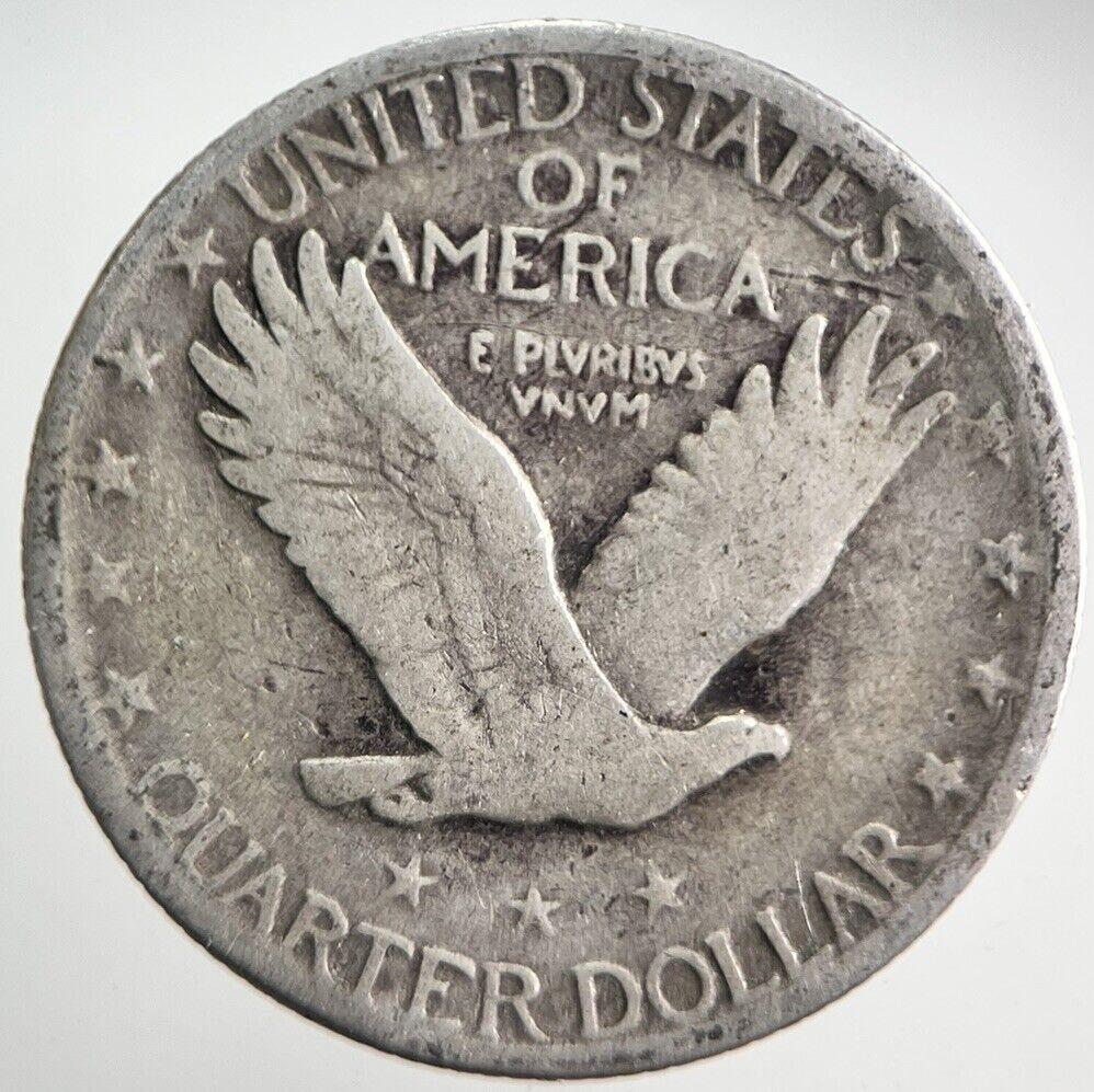 1929 US USA Standing Liberty Quarter Dollar Silver Coin | Fine Collectable Grade