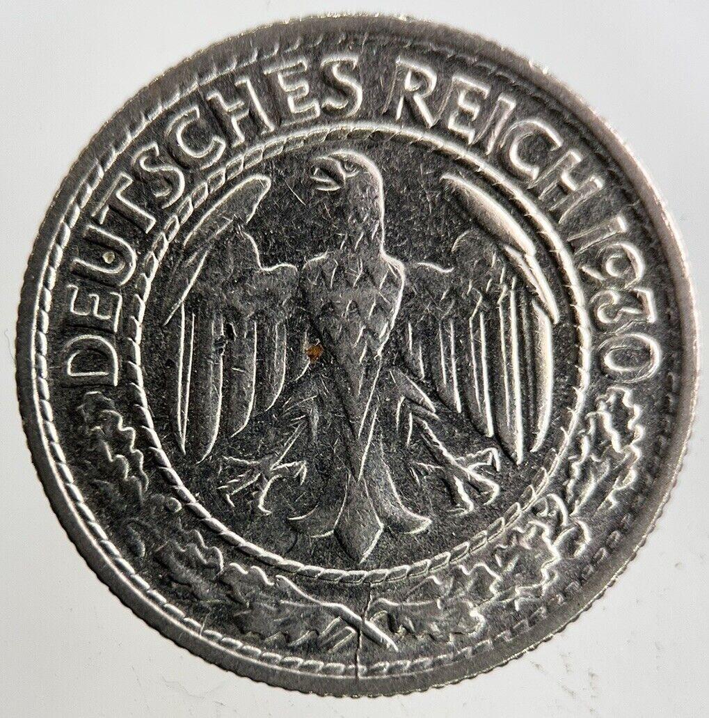 1930 Germany 50 Pfennig Coin | Fine Collectable Grade