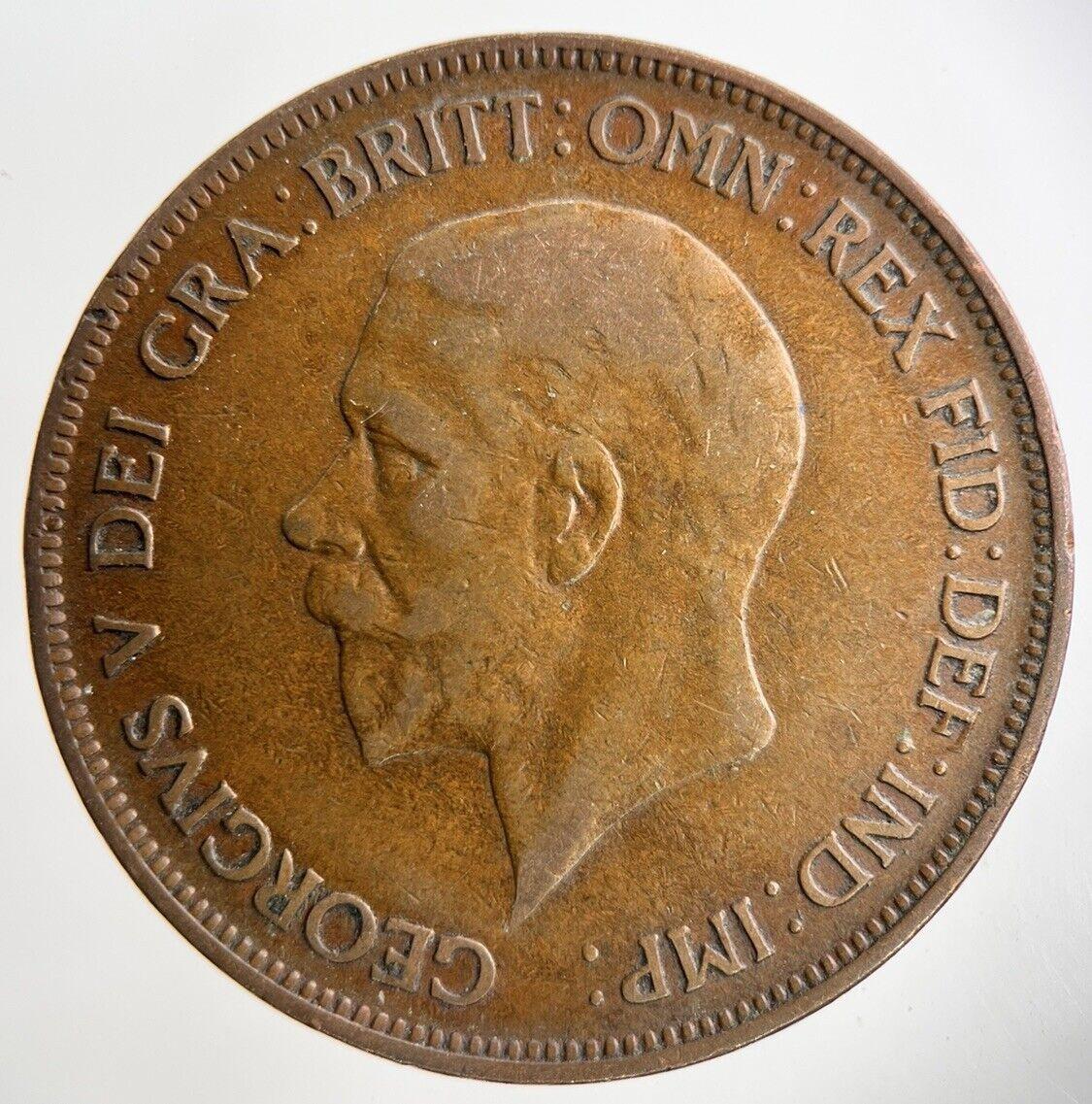 1930 George V One Penny Coin | Fine Collectable Grade