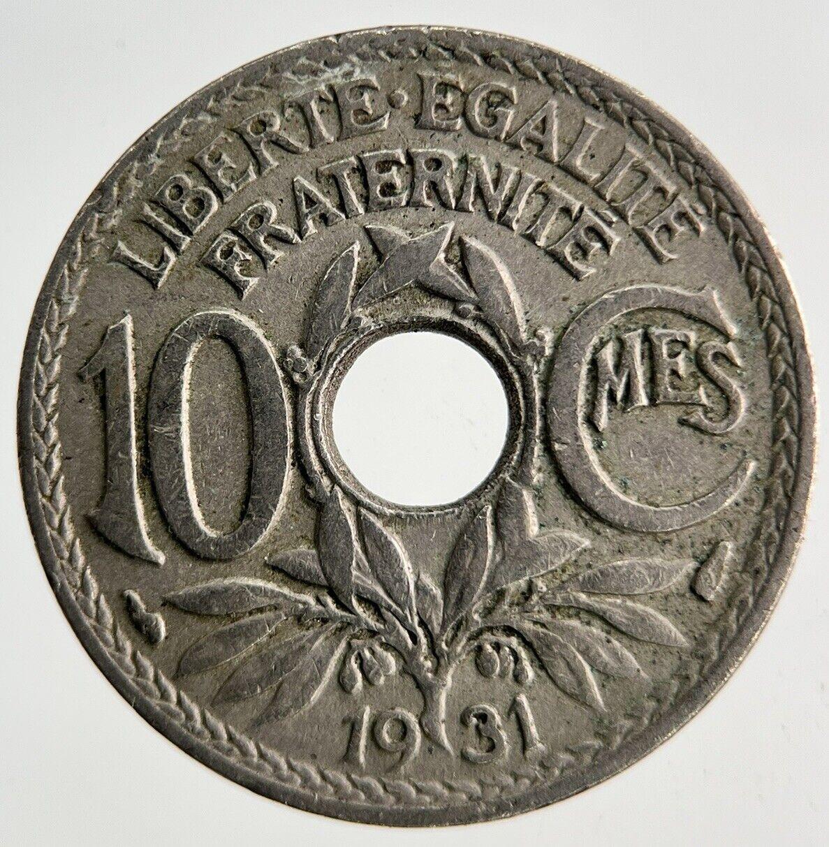 1931 France 10 Centimes Coin | Fine Collectable Grade
