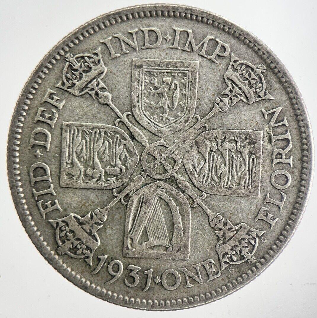 1931 George V Florin Silver Coin | Fine Collectable Grade