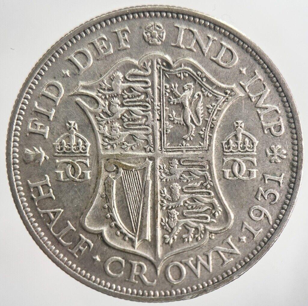 1931 George V Half-Crown Silver Coin | Fine Collectable Grade | a6322