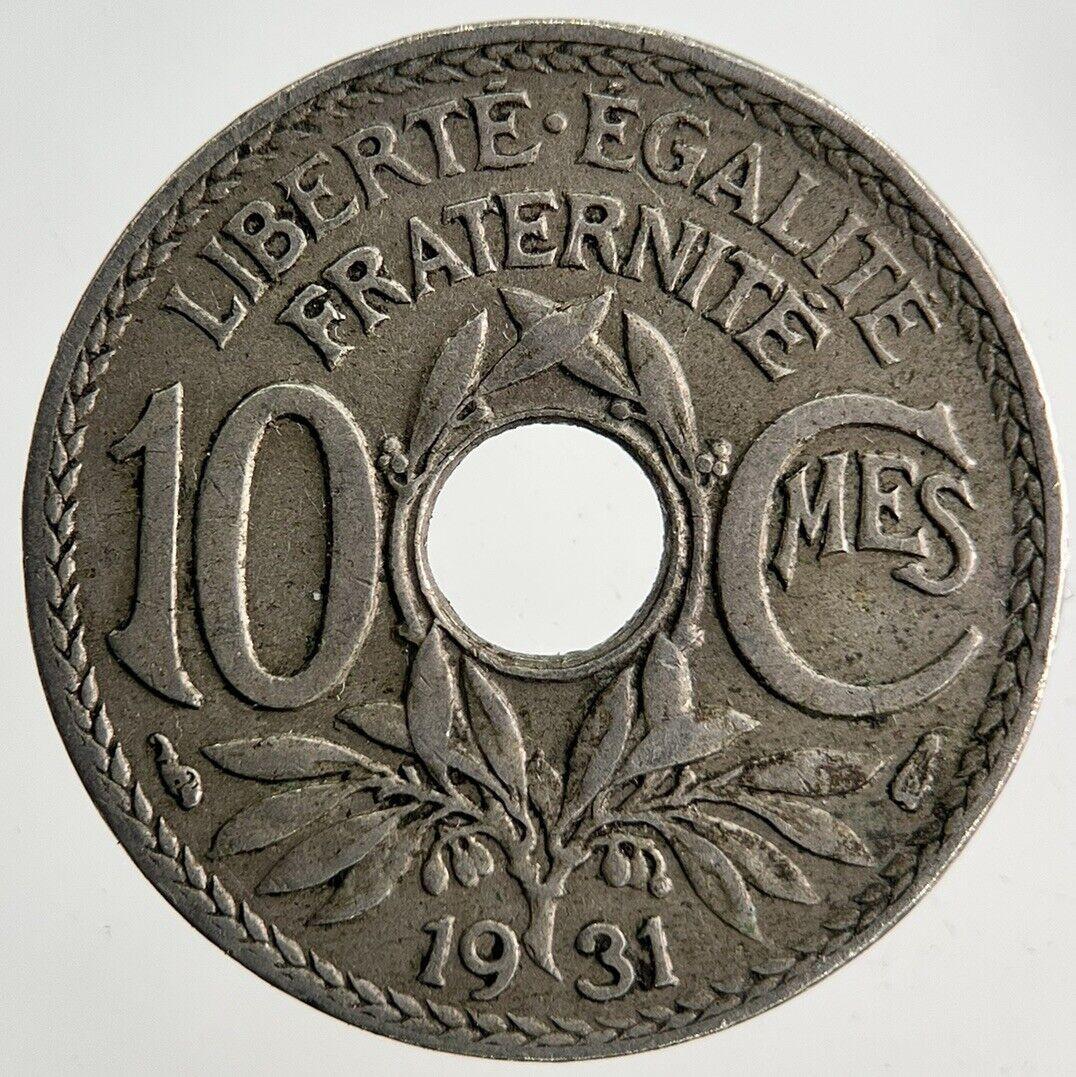 1931 France 10 Centimes Coin | Fine Collectable Grade