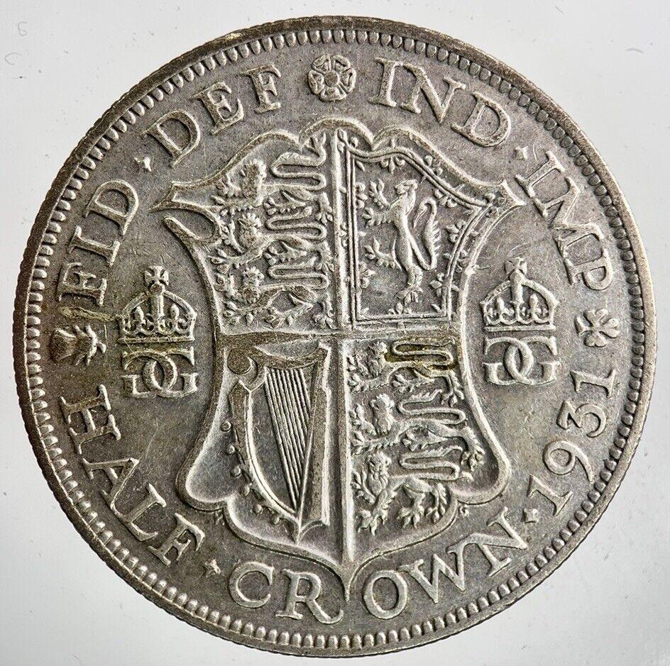 1931 George V Half-Crown Silver Coin | Fine Collectable Grade