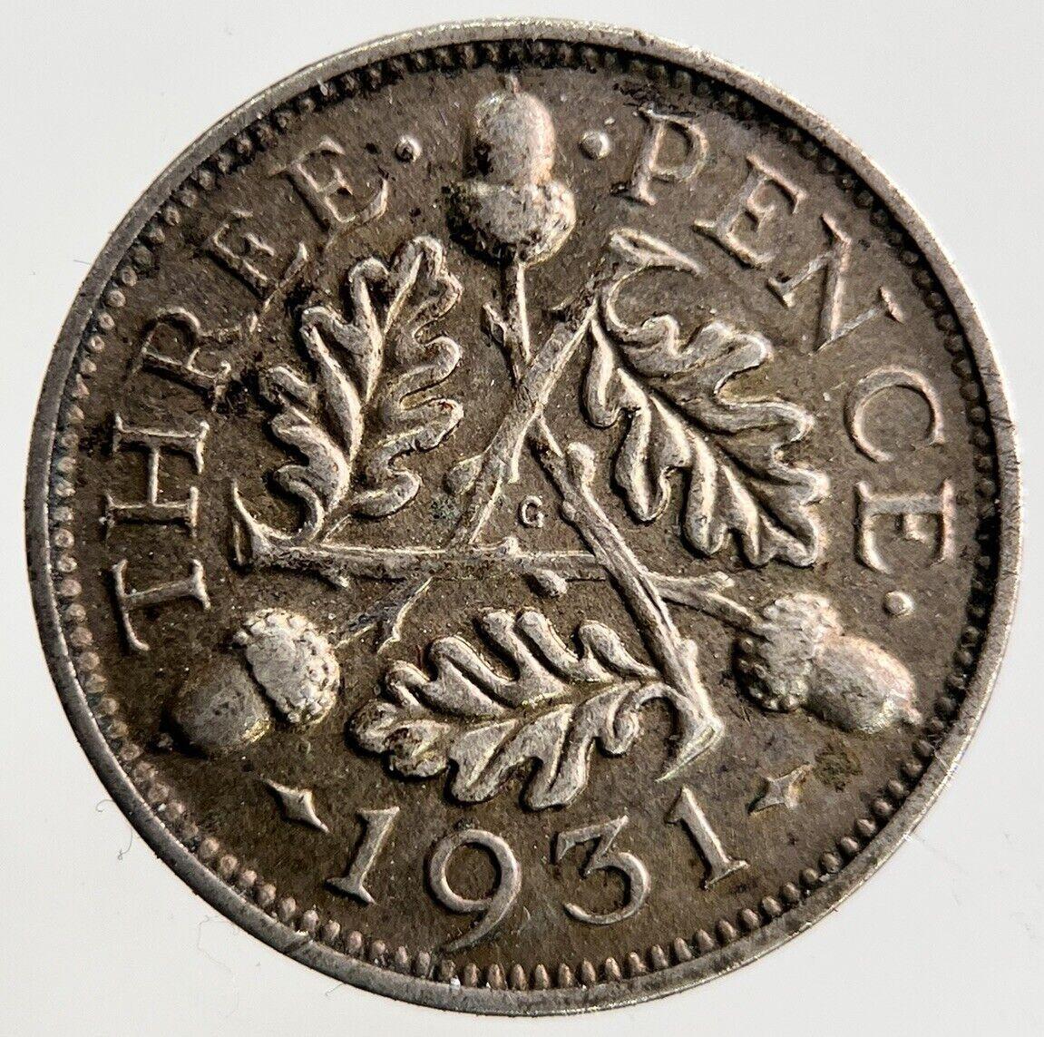 1931 George V Threepence Silver Coin | Fine Collectable Grade