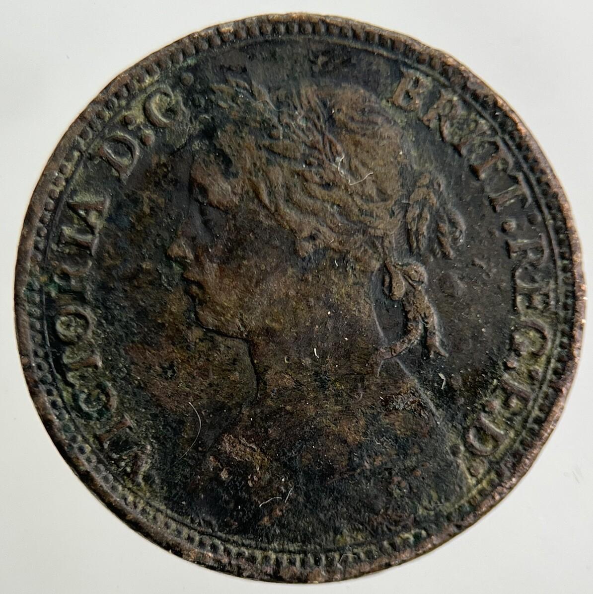 1878 Victoria Farthing Coin | Collectable Grade