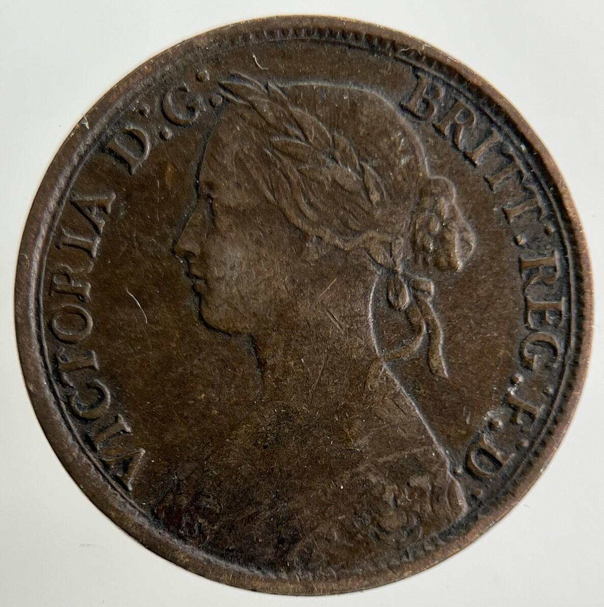 1861 Victoria Farthing Coin | Fine Collectable Grade