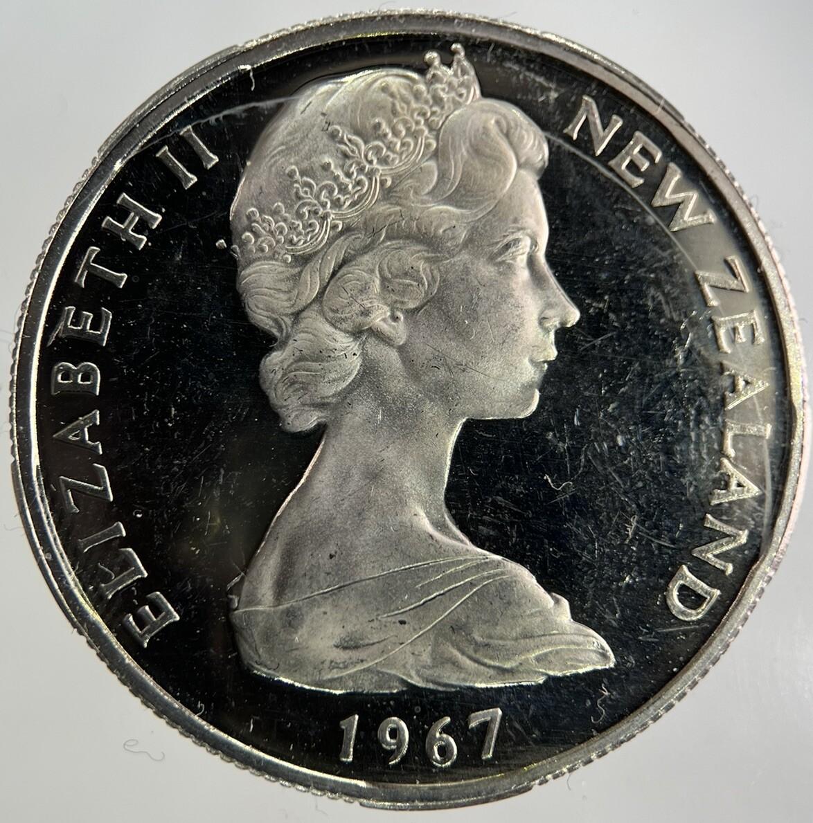1967 New Zealand Proof 50 Cents Coin | Very High Grade