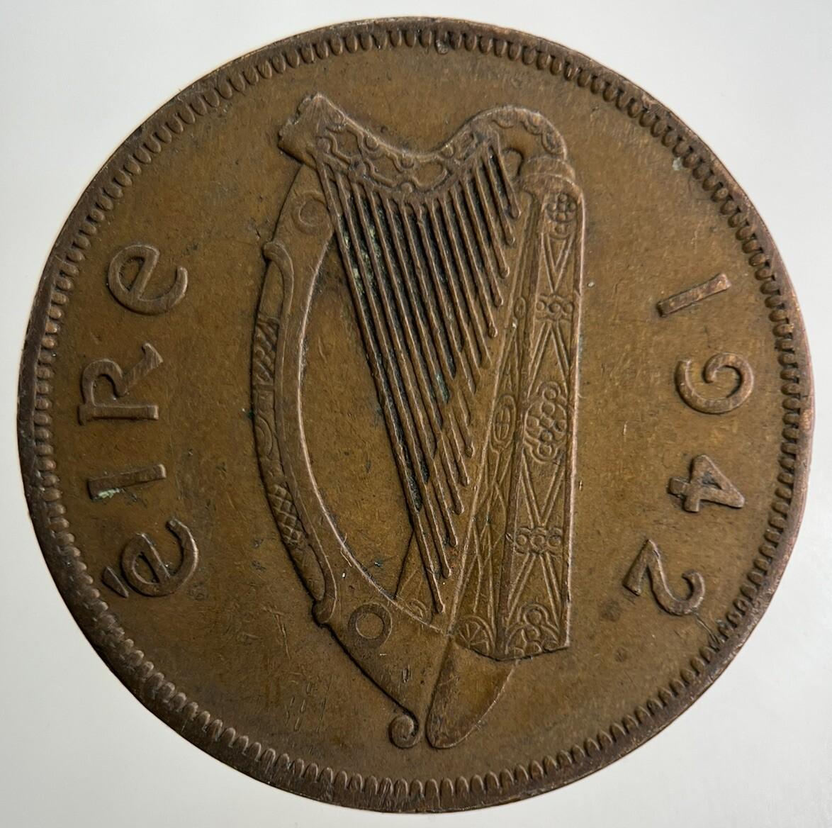 1942 Irish One Penny Coin | Fine Collectable Grade