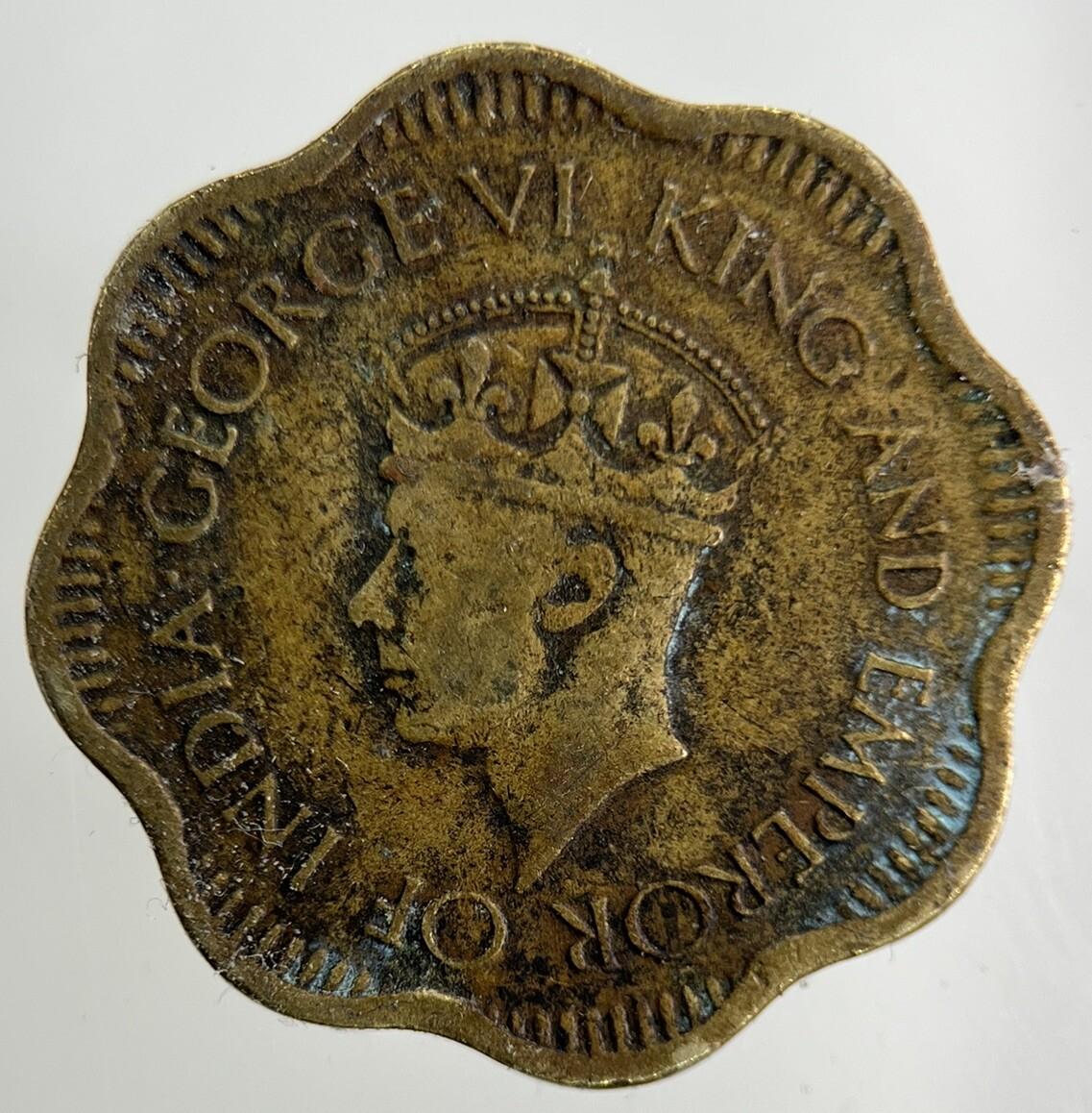 1944 Ceylon 10 Cents Coin | Fine Collectable Grade