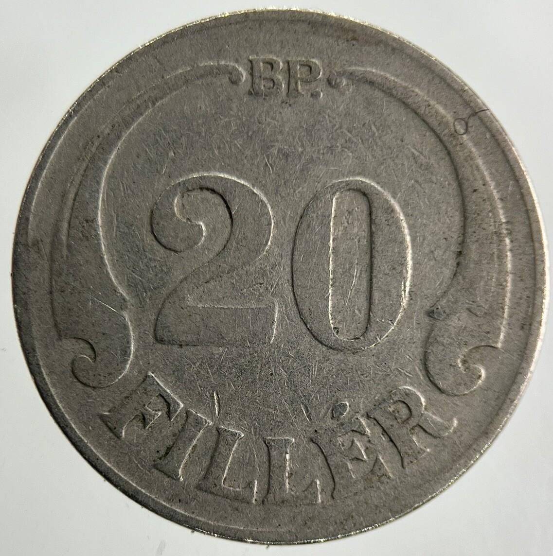 1926 Hungary 20 Filler Coin | Collectable Grade