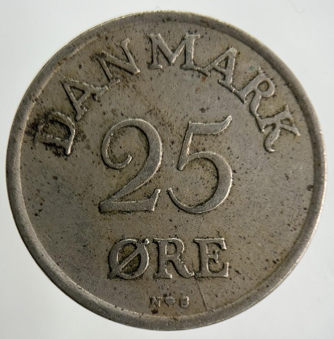 1949 Denmark 25 Ore Coin | Fine Collectable Grade