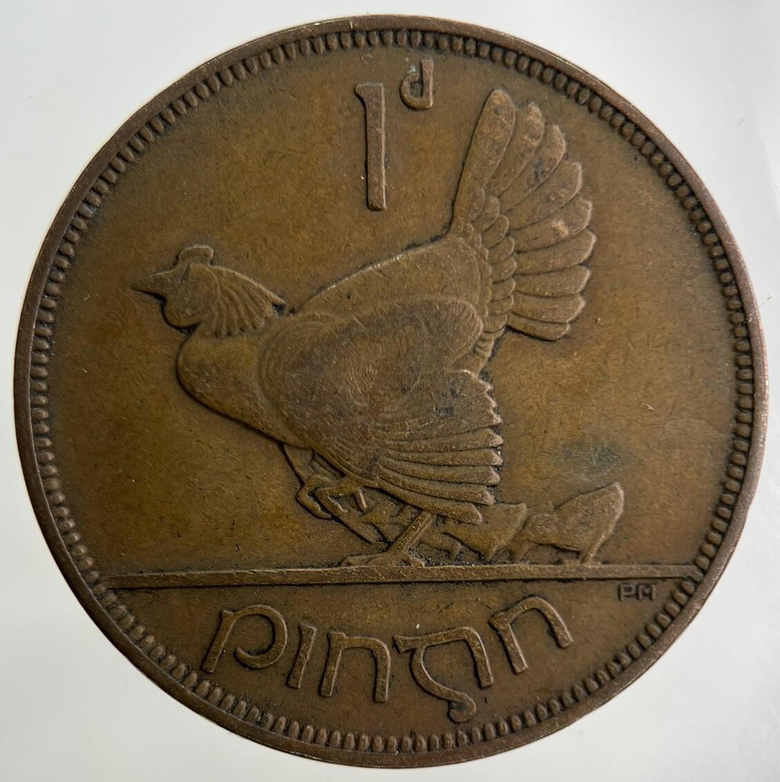 1935 Irish One Penny Coin | Fine Collectable Grade