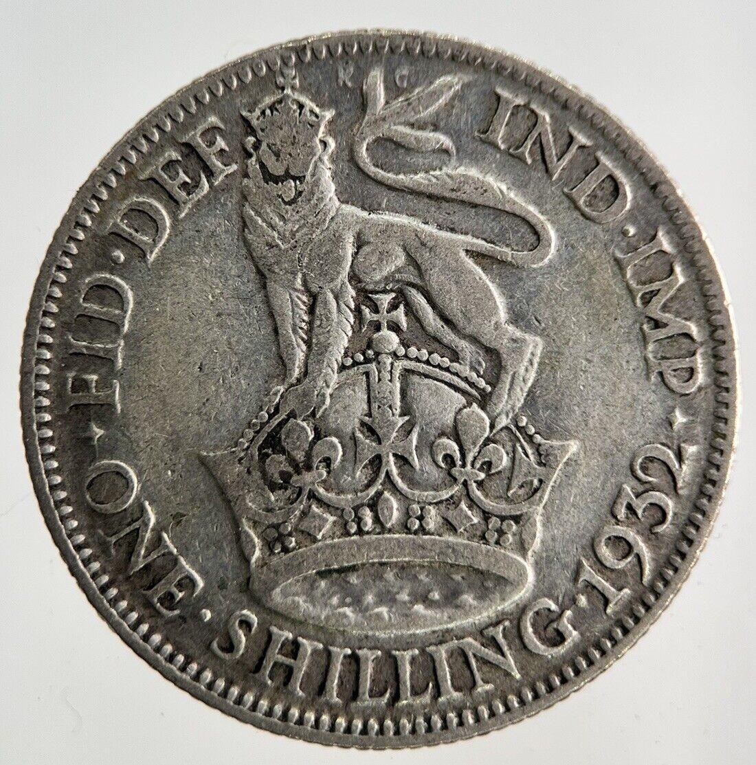 1932 George V Shilling Silver Coin | Collectable Grade