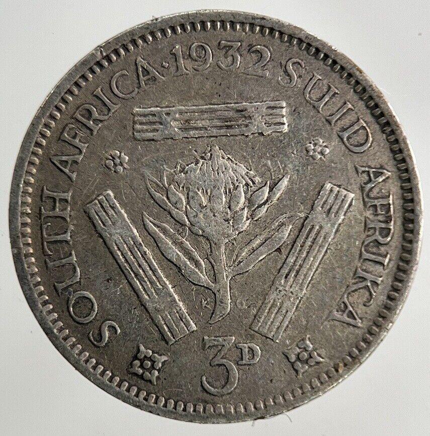 1932 South Africa Threepence Silver Coin | Collectable Grade