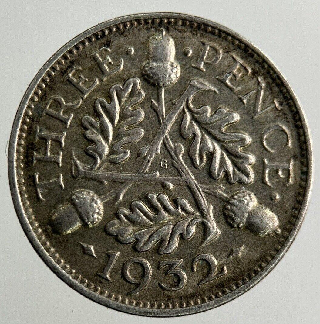 1932 George V Threepence Silver Coin | Fine Collectable Grade