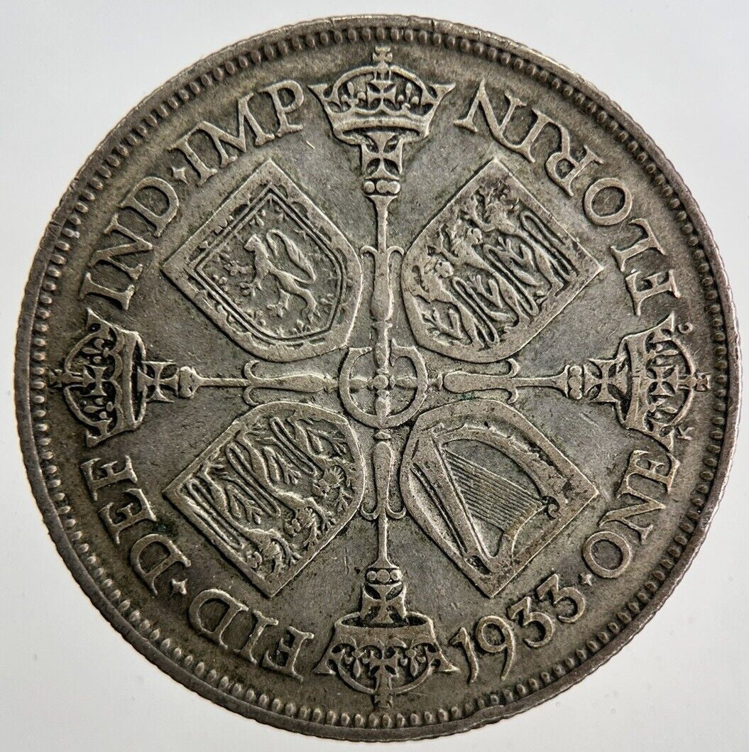 1933 George V Florin Silver Coin | Fine Collectable Grade