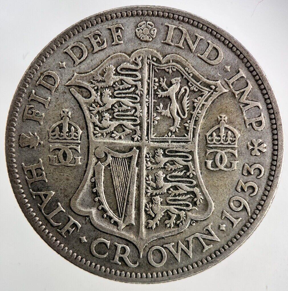 1933 George V Half-Crown Silver Coin | Fine Collectable Grade