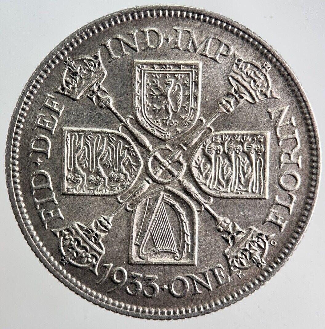 1933 George V Florin Silver Coin | Very High Grade