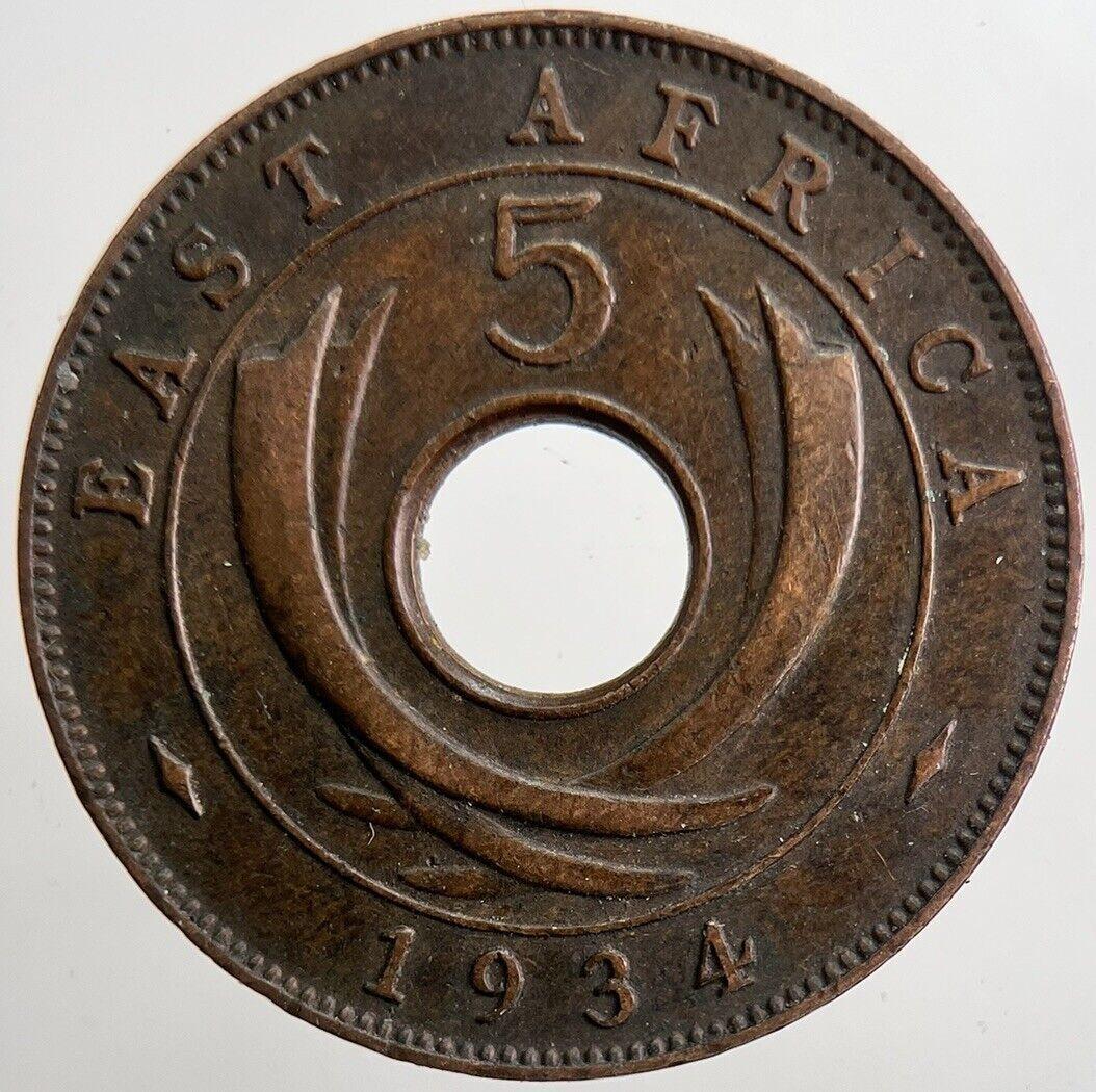 1934 East Africa 5 Cents Coin | Very High Grade | a5670