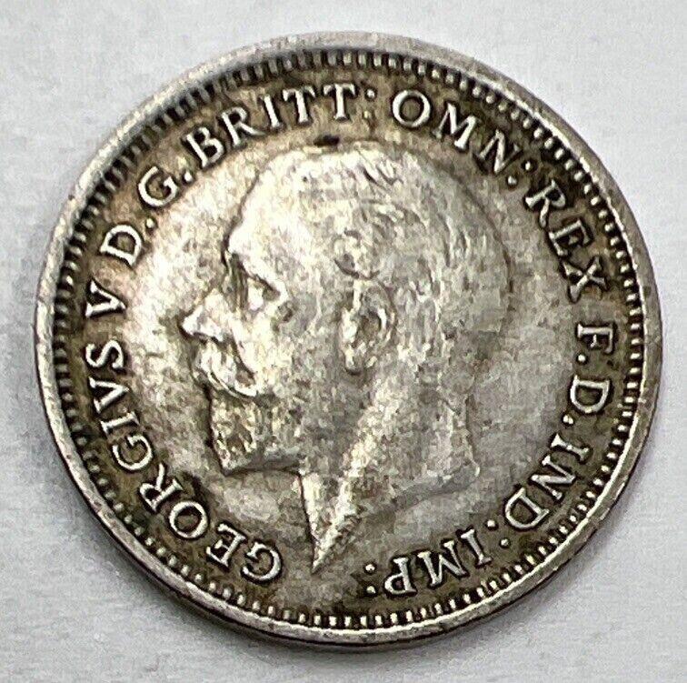 1934 George V Threepence | British Silver Coin | Fine Collectable Grade | a1024