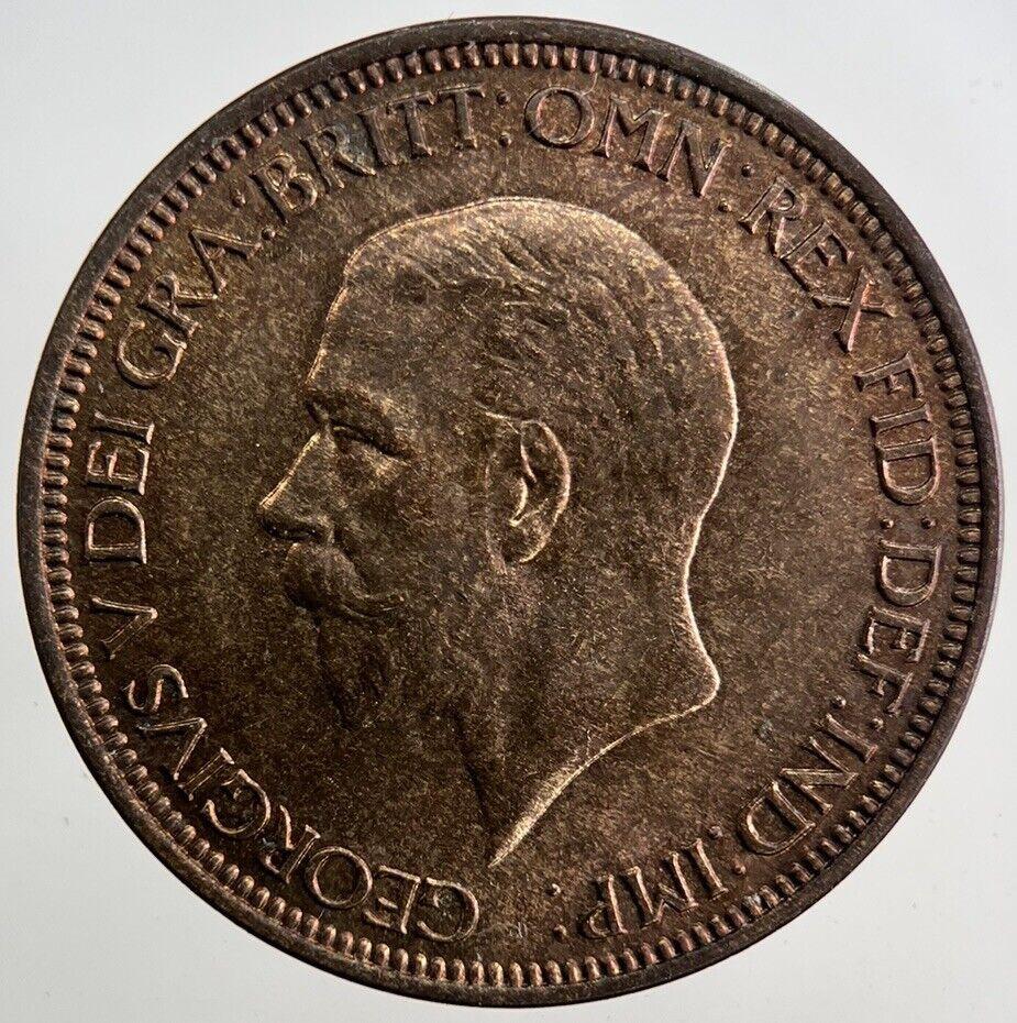1934 George V Half-Penny Coin | Very High Grade