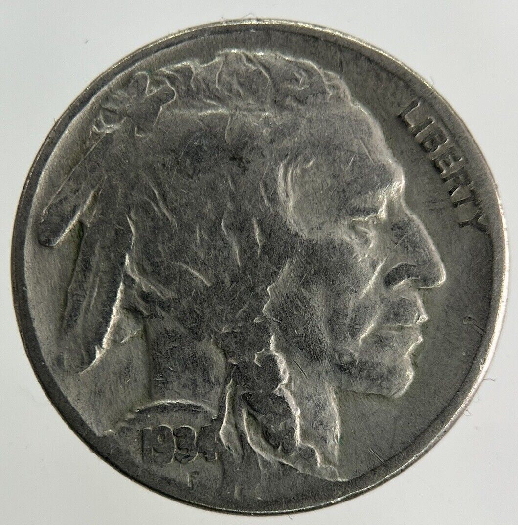 1934 US USA Buffalo Nickel Coin | Collectable Grade