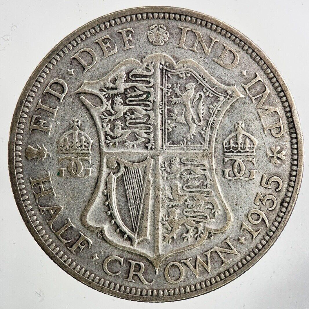 1935 George V Half-Crown Silver Coin | Fine Collectable Grade