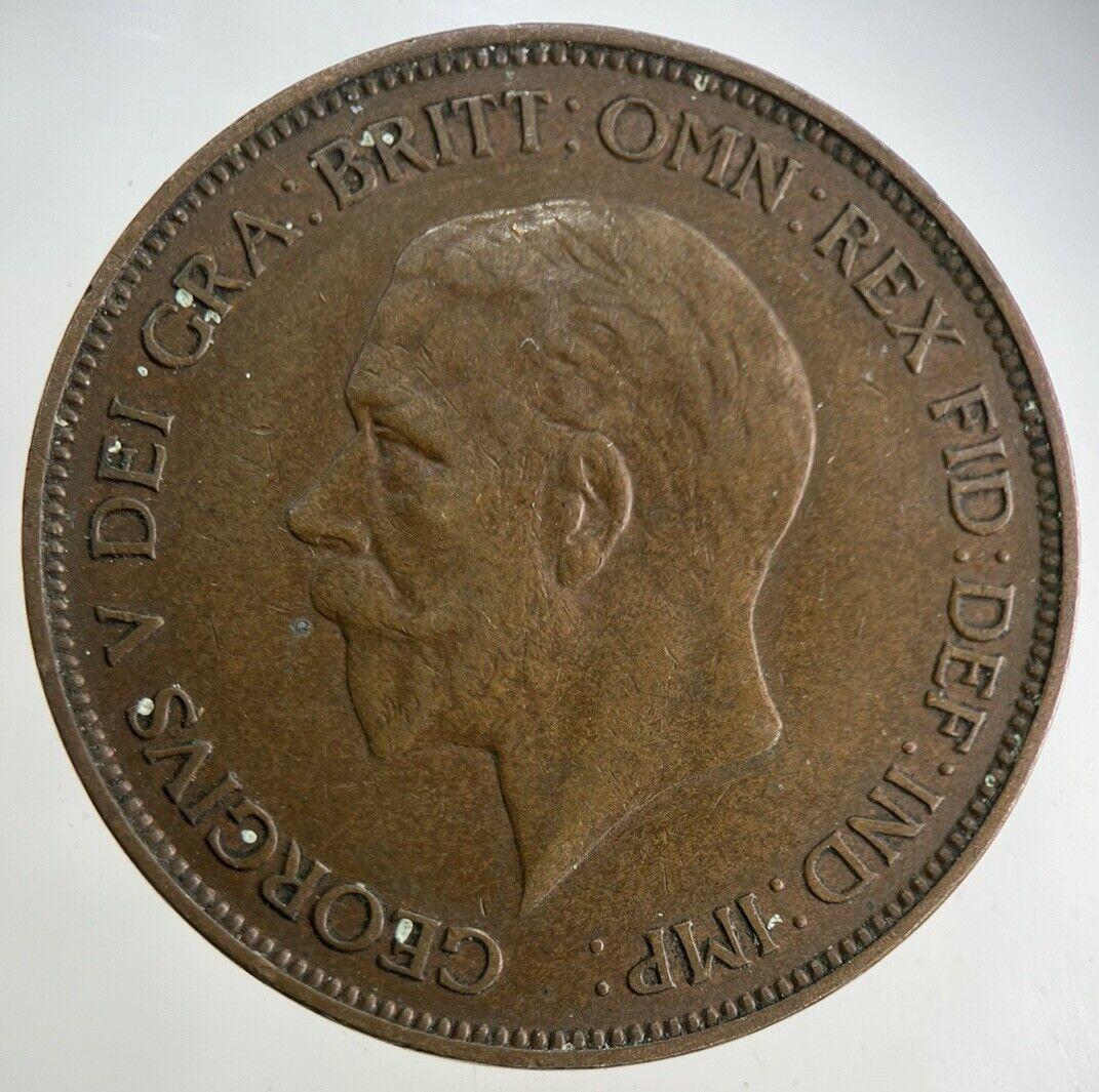 1935 George V One Penny Coin | Fine Collectable Grade