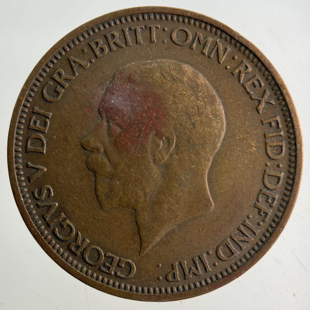 1935 George V Half-Penny Coin | Fine Collectable Grade