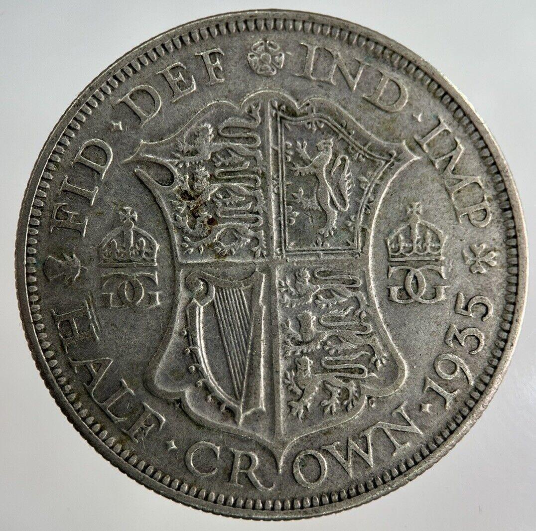 1935 George V Half-Crown Silver Coin | Fine Collectable Grade