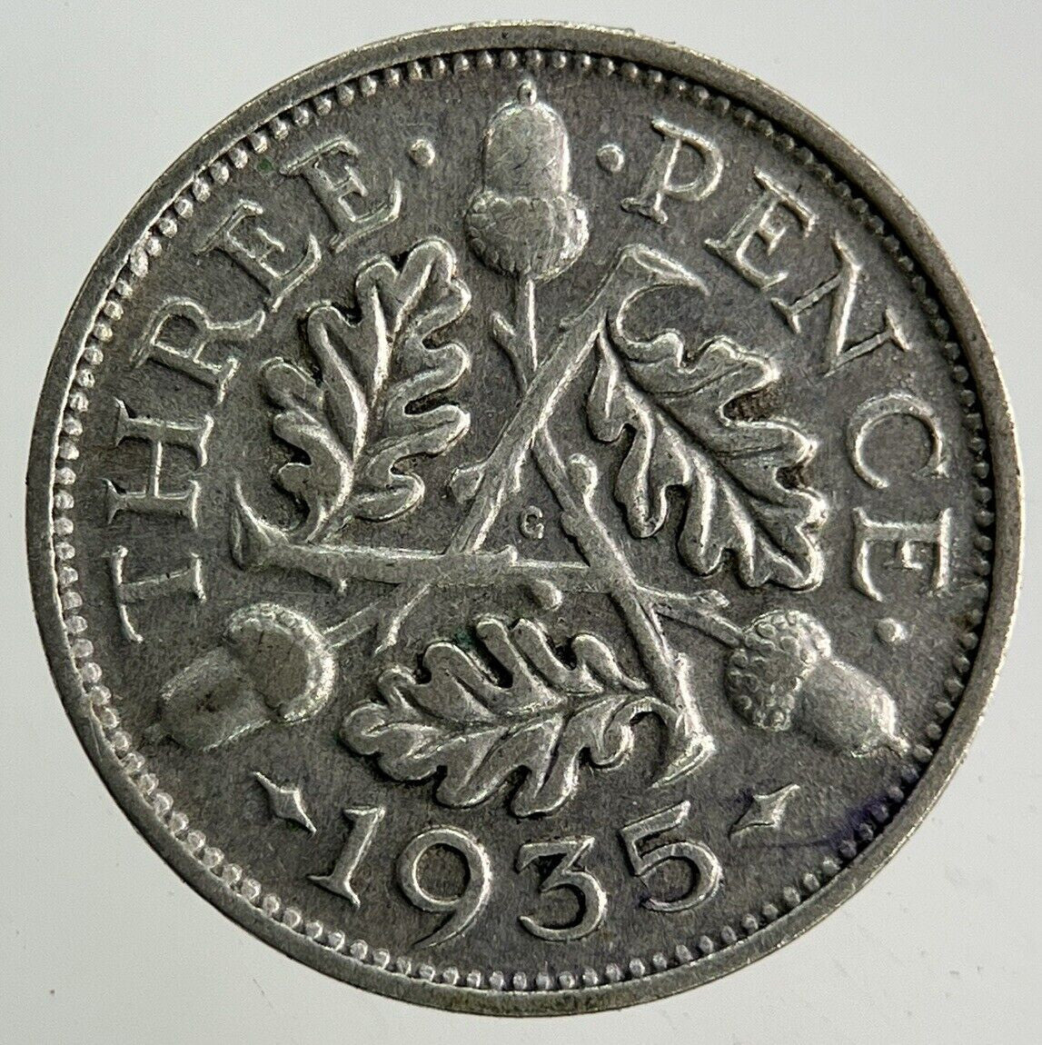 1935 George V Threepence Silver Coin | Collectable Grade