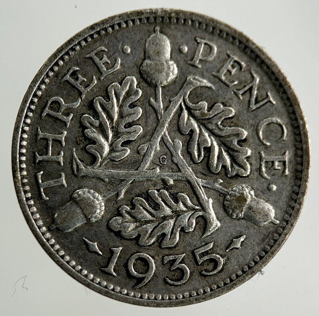1935 George V Threepence Silver Coin | Collectable Grade