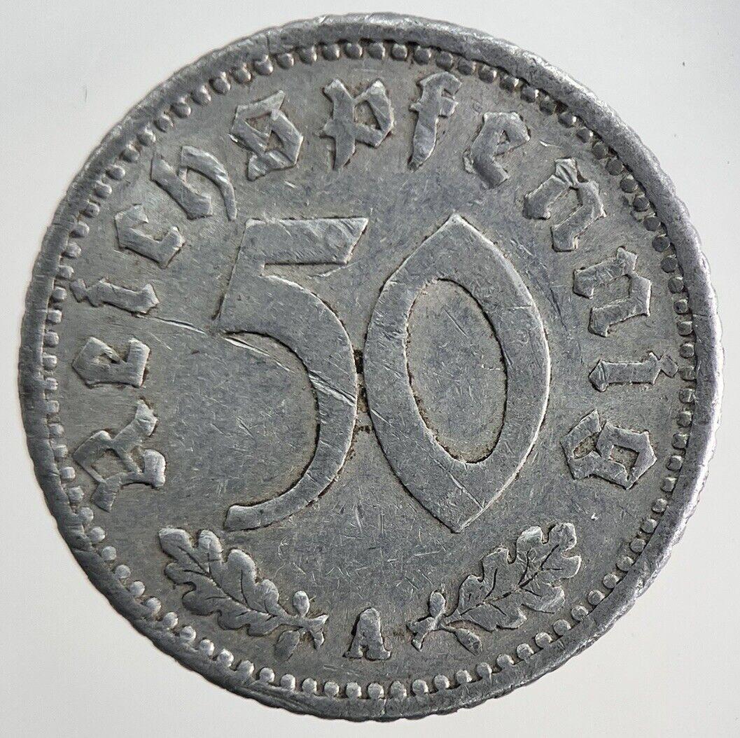 1935 Germany 50 Pfennig Coin | Fine Collectable Grade