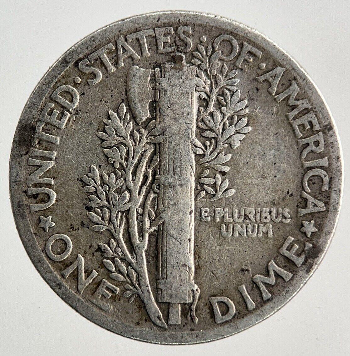 1935 US USA Mercury One Dime Silver Coin | Collectable Grade