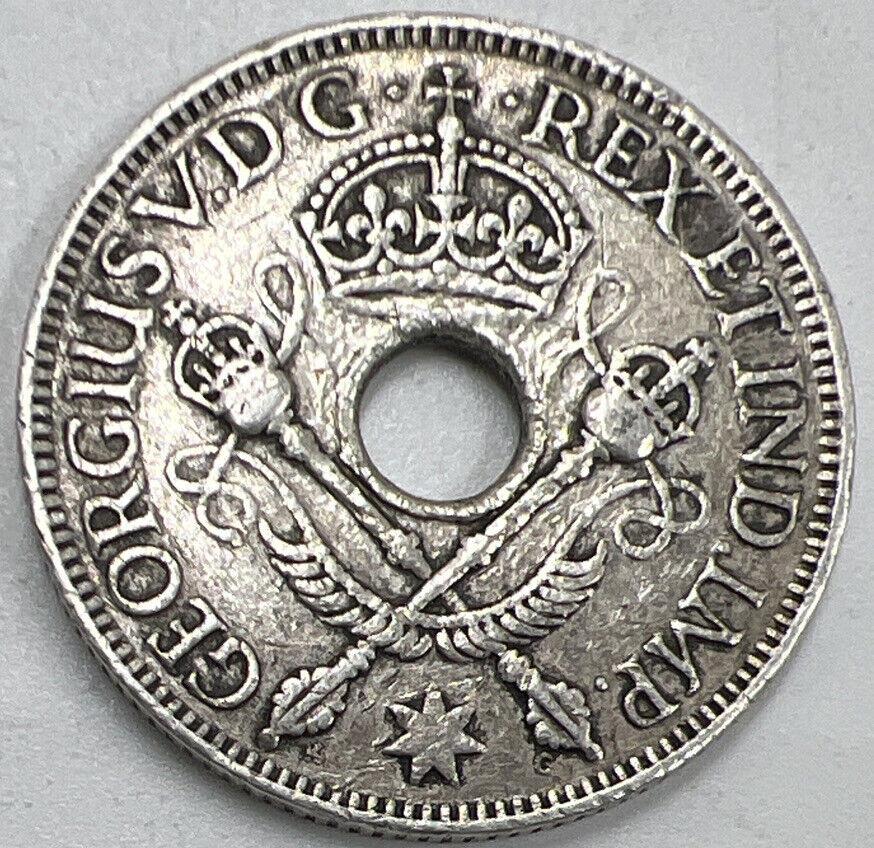 1935 New Guinea Shilling Silver Coin | George V | Collectable Grade | a807