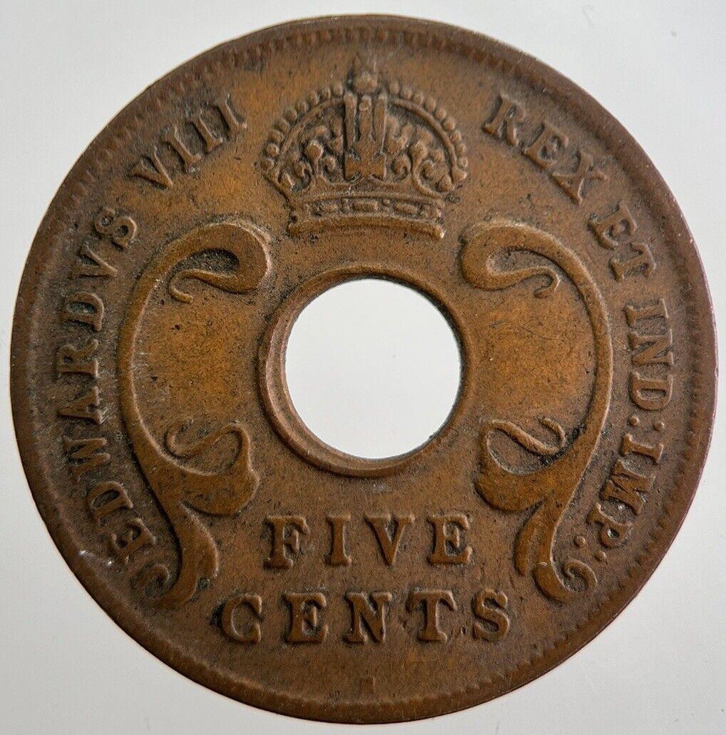 1936 East Africa 5 Five Cents Coin | Fine Collectable Grade | a7549