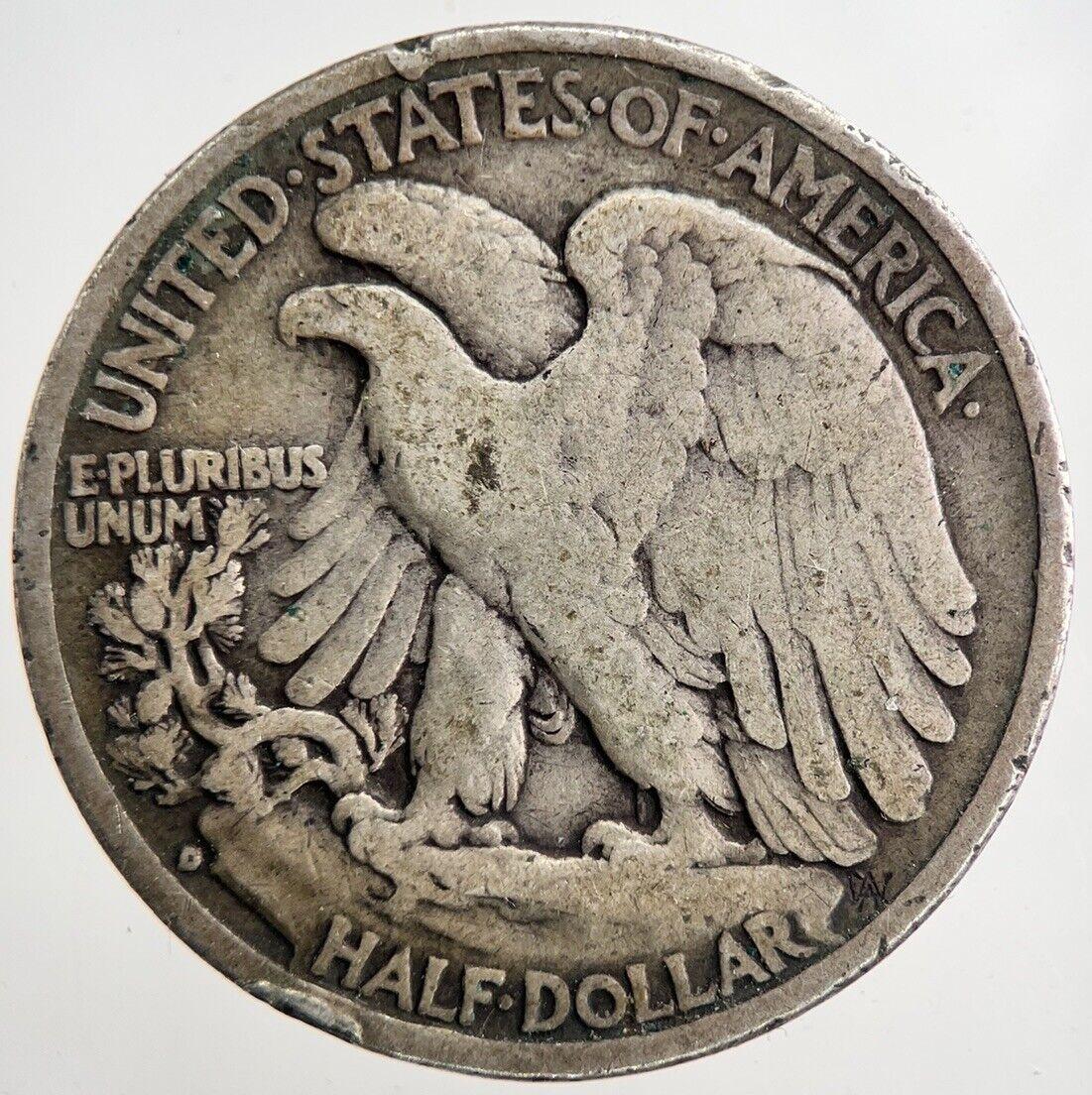 1935-D US Liberty Half Dollar Silver Coin | Fine Collectable Grade | a9276