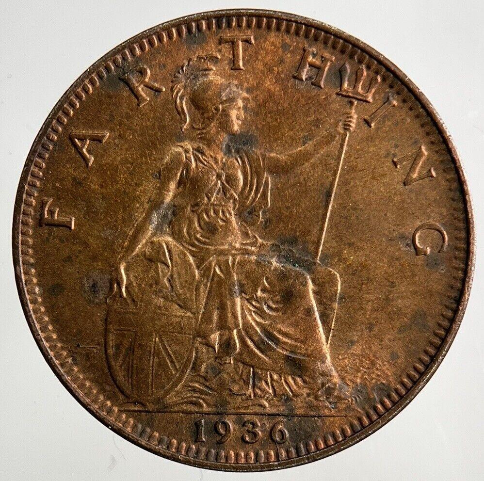 1936 George V Farthing Coin | Very High Grade