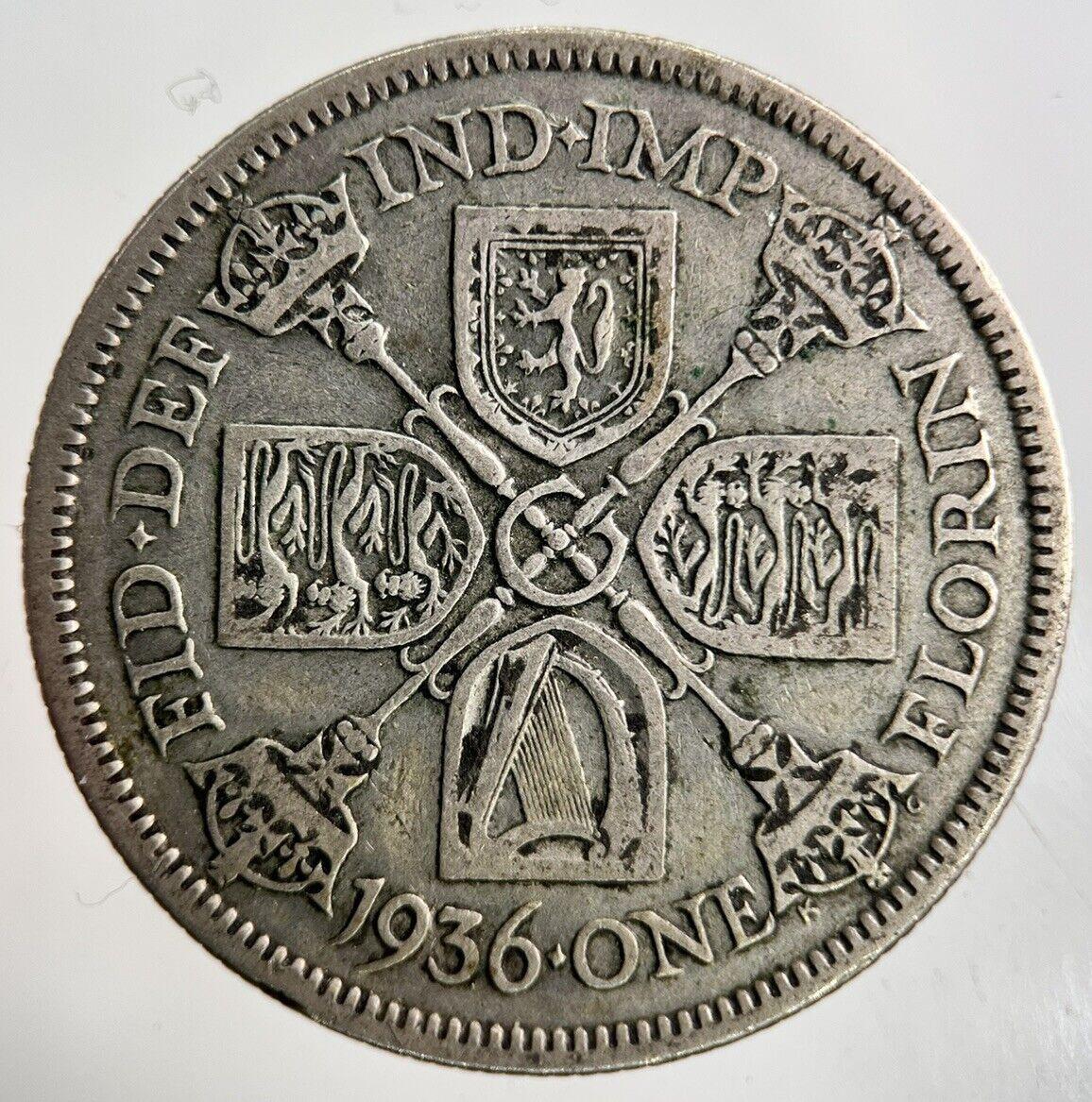 1936 George V Florin Silver Coin | Fine Collectable Grade