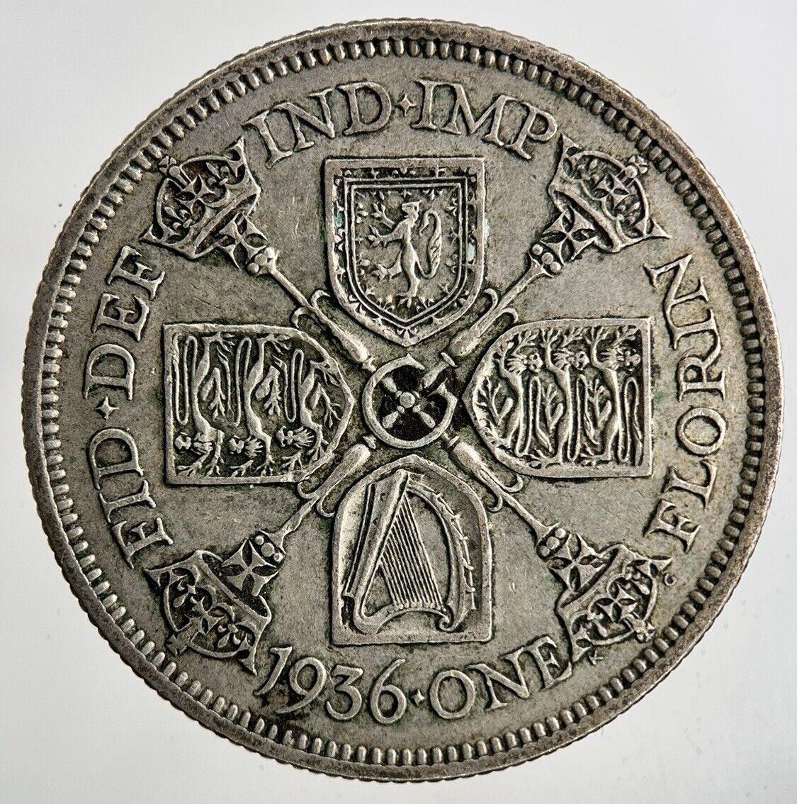 1936 George V Florin Silver Coin | Fine Collectable Grade