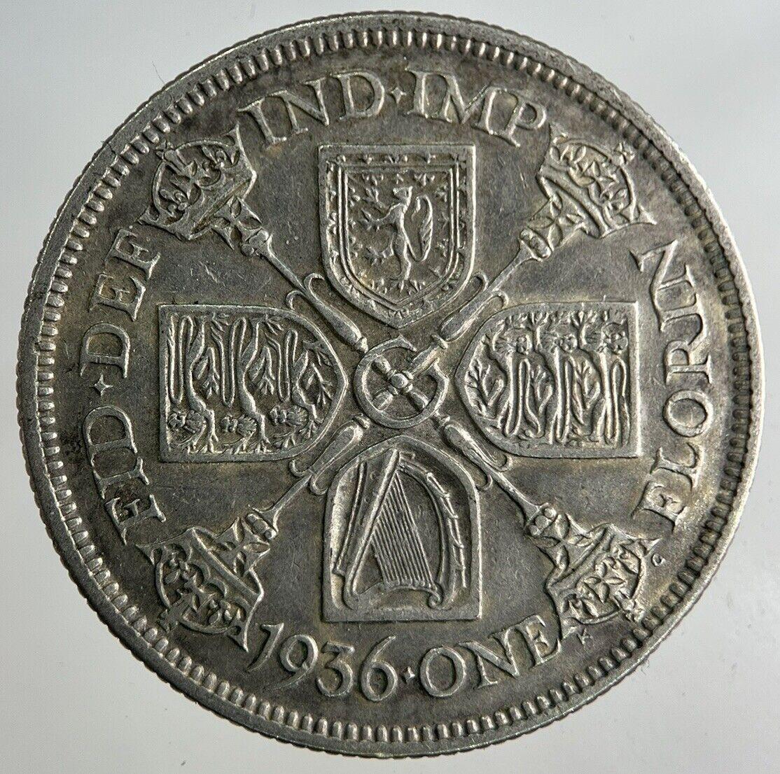 1936 George V Florin Silver Coin | Fine Collectable Grade