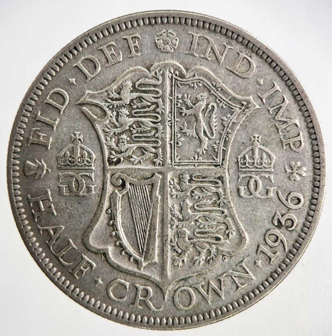 1936 George V Half-Crown Silver Coin | Fine Collectable Grade