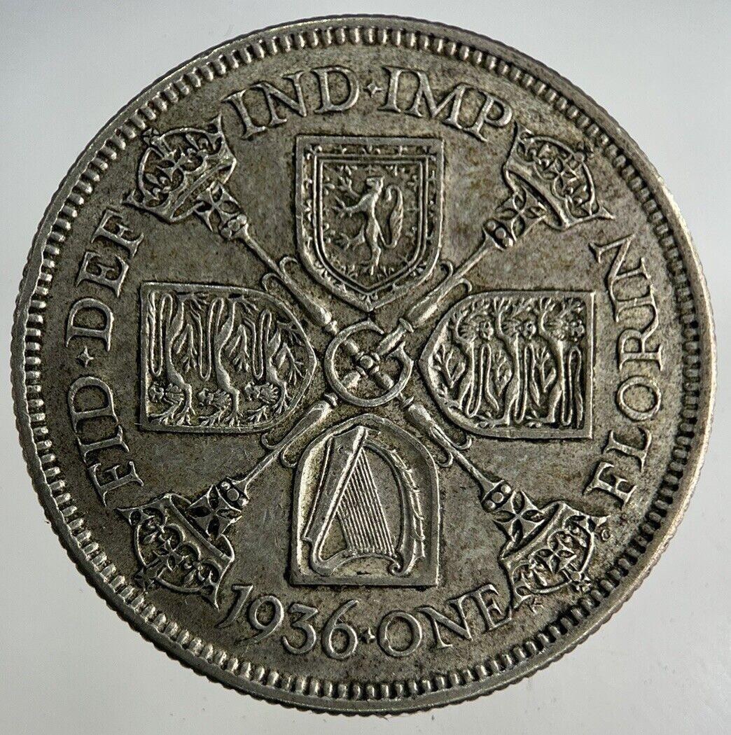 1936 George V Florin Silver Coin | Very High Grade