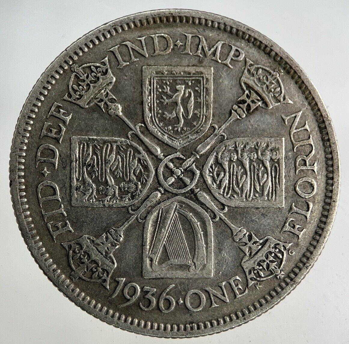 1936 George V Florin Silver Coin | Fine Collectable Grade