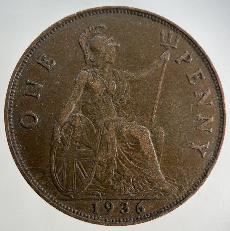 1936 George V One Penny Coin | Fine Collectable Grade