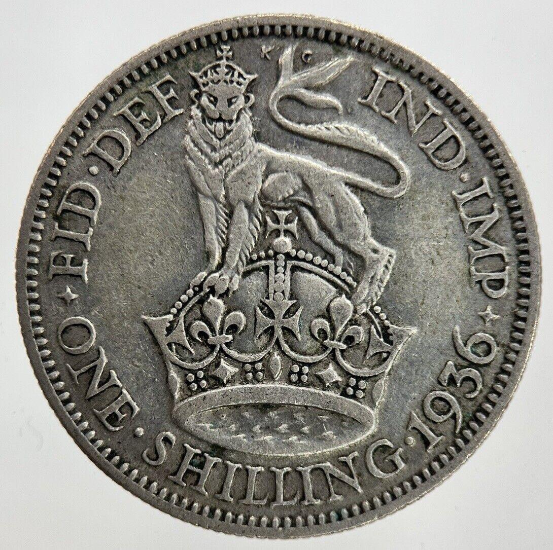 1936 George V Shilling Silver Coin | Collectable Grade