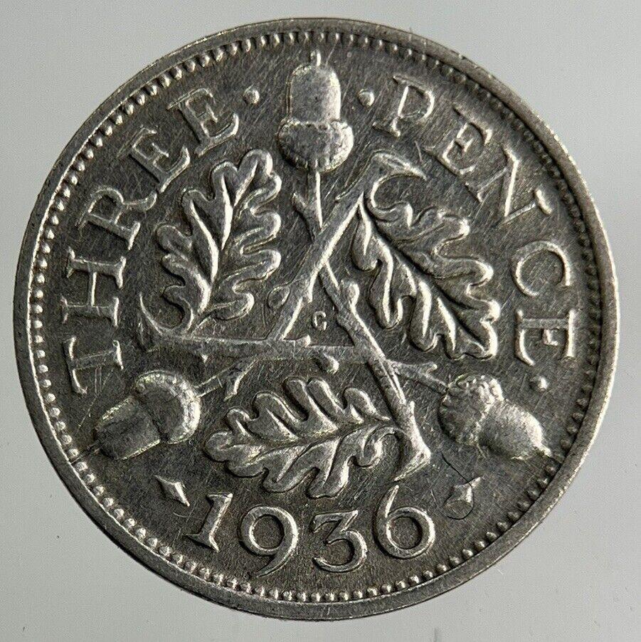 1936 George V Threepence Silver Coin | Collectable Grade
