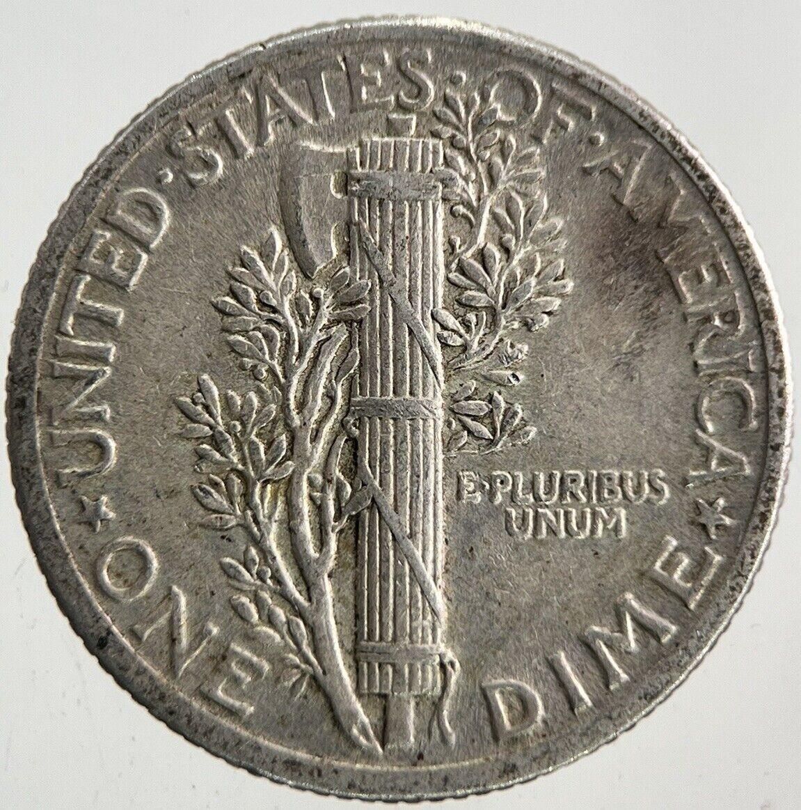 1936 US USA Mercury Dime Silver Coin | Fine Collectable Grade